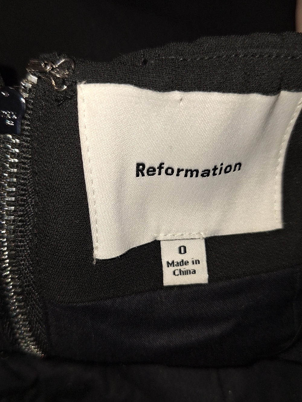 Reformation Black Strapless Buckle Crop Top - Picture 4 of 5